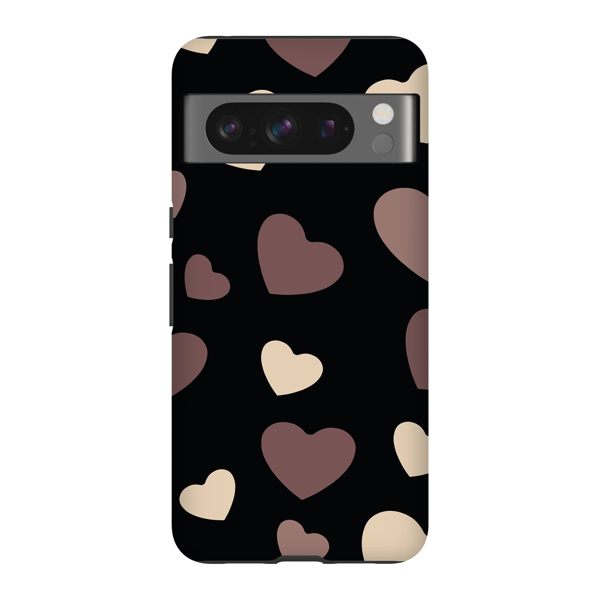 White & Black Hearts Tough Case for Google Pixel — Finnaij