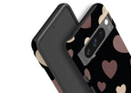 White & Black Hearts Tough Case for Google Pixel — Finnaij