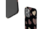 White & Black Hearts Tough Case for iPhone — Finnaij