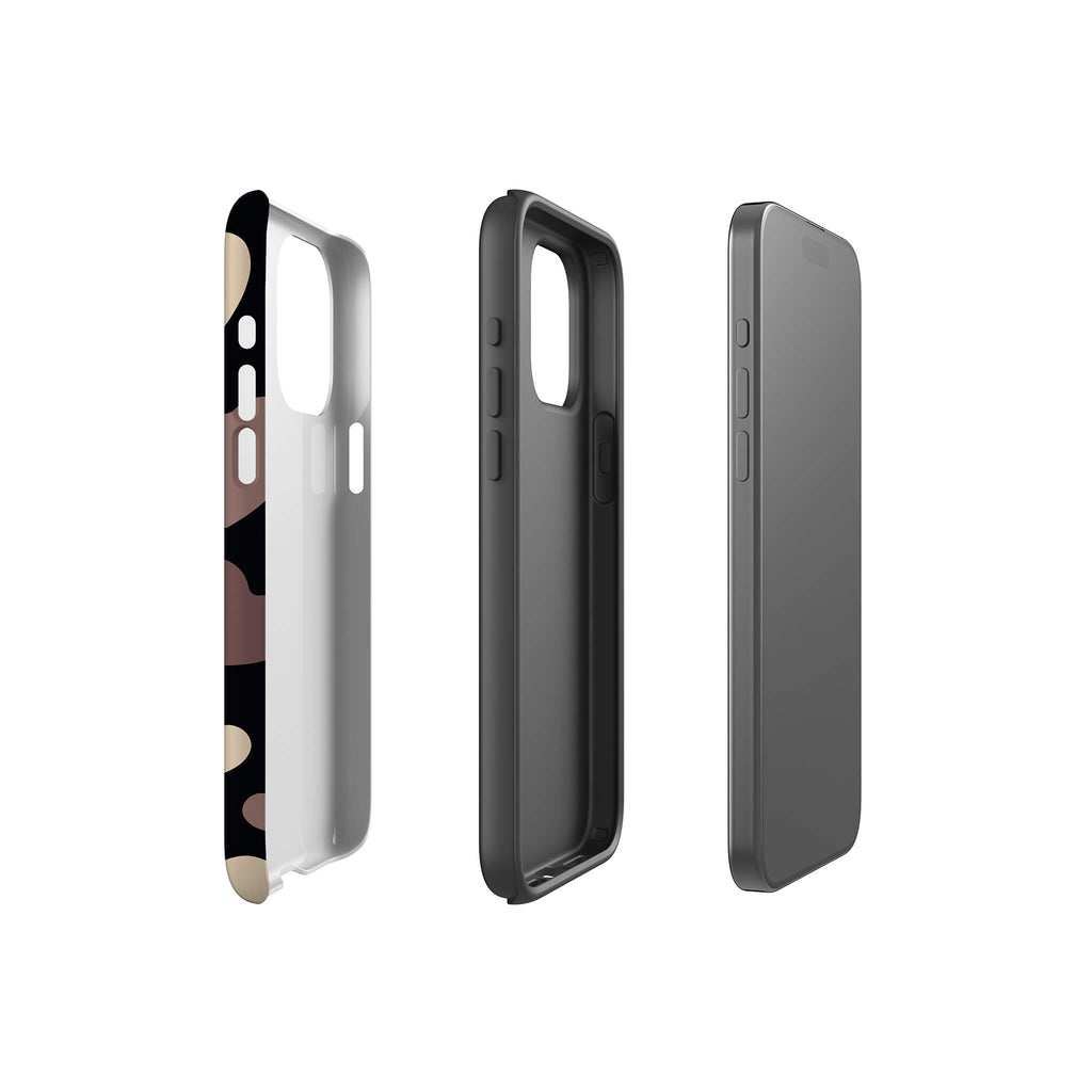 White & Black Hearts Tough Case for iPhone — Finnaij