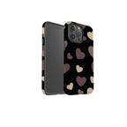 White & Black Hearts Tough Case for iPhone — Finnaij