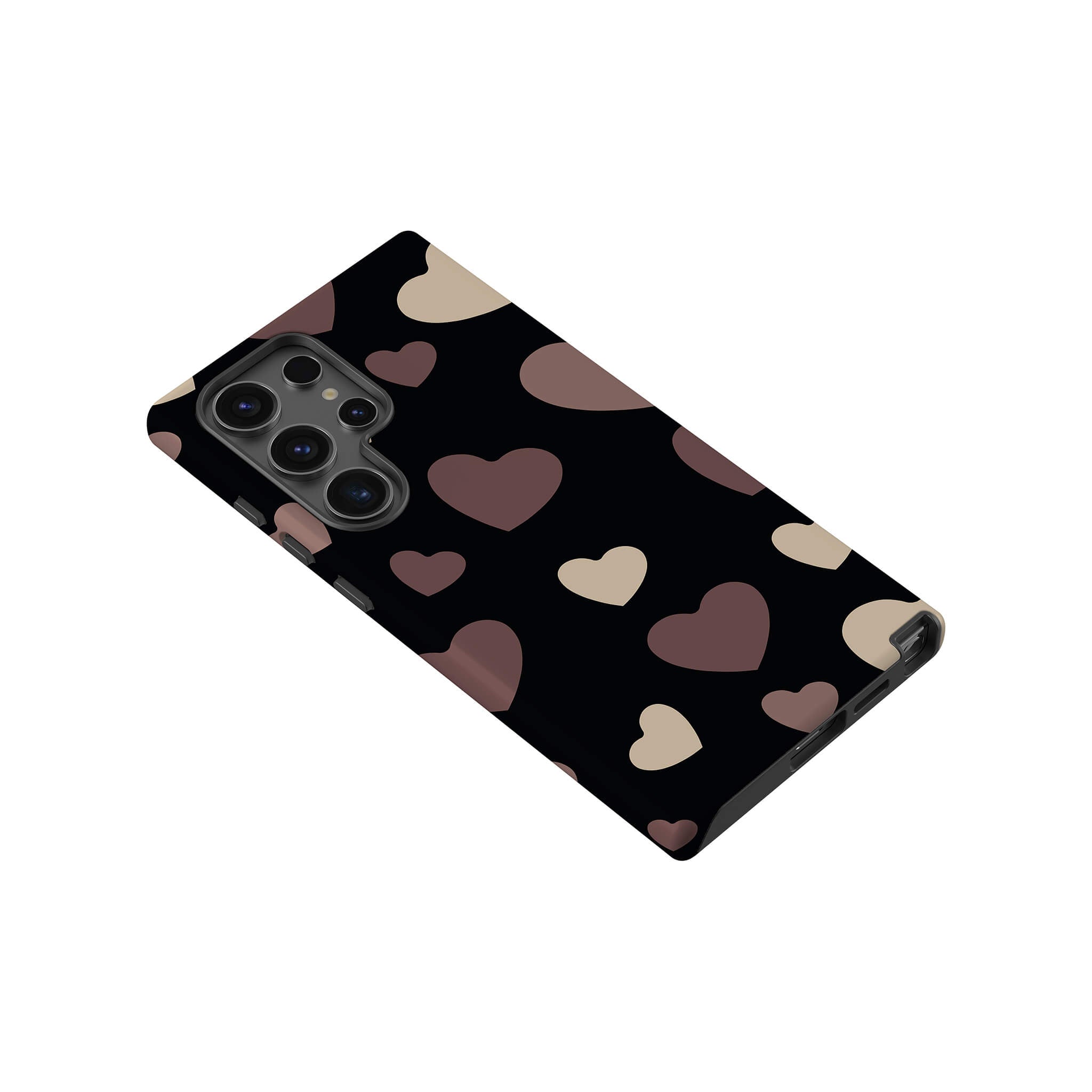 White & Black Hearts Tough Case for Samsung Galaxy — Finnaij