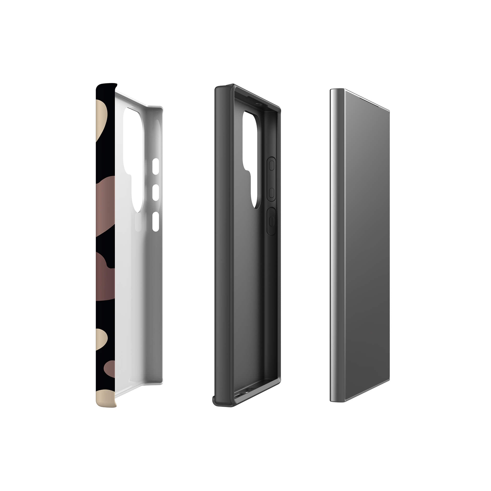 White & Black Hearts Tough Case for Samsung Galaxy — Finnaij