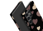 White & Black Hearts — Tough Case for Samsung Galaxy — Finnaij