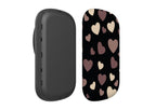 White & Black Hearts — MagSafe CHARGEPOD Shell Only — Finnaij