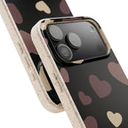 White & Black Hearts — iPhone Bio-degradable Case — Finnaij