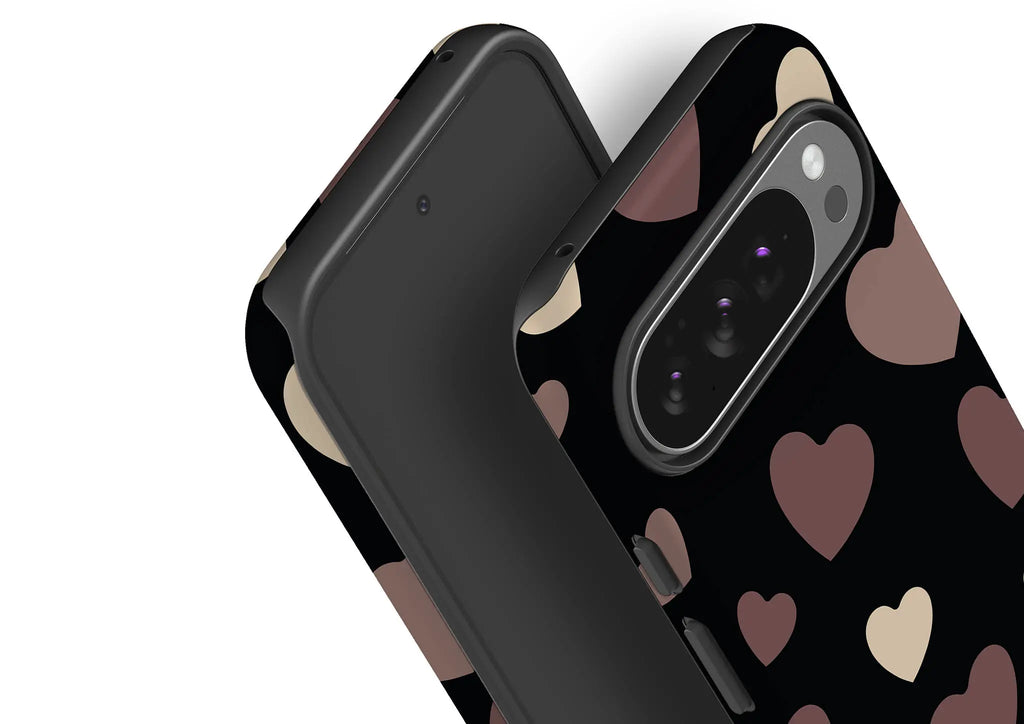 White & Black Hearts — Tough Case for Google — Finnaij