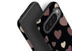 White & Black Hearts — Tough Case for Google — Finnaij