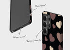 White & Black Hearts — Tough Case for Samsung — Finnaij