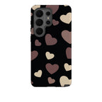 White & Black Hearts — Tough Case for Samsung — Finnaij