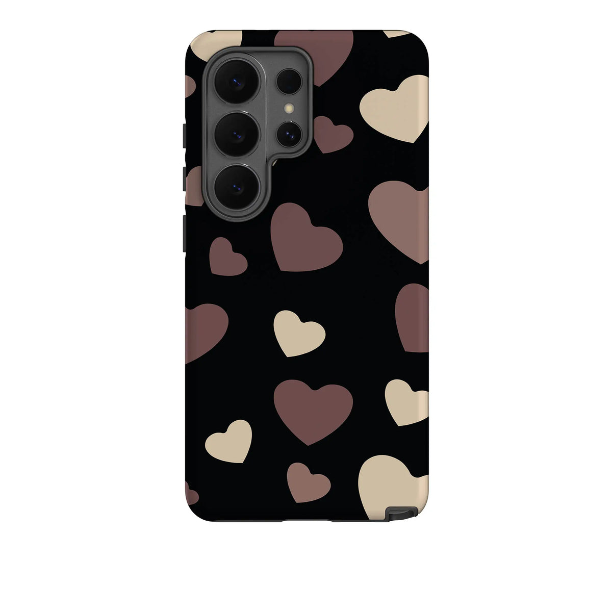 White & Black Hearts — Tough Case for Samsung — Finnaij