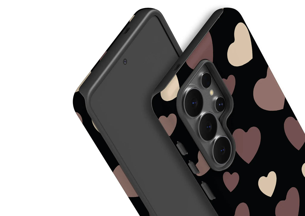 White & Black Hearts — Tough Case for Samsung — Finnaij