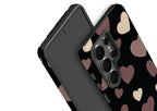 White & Black Hearts — Tough Case for Samsung — Finnaij