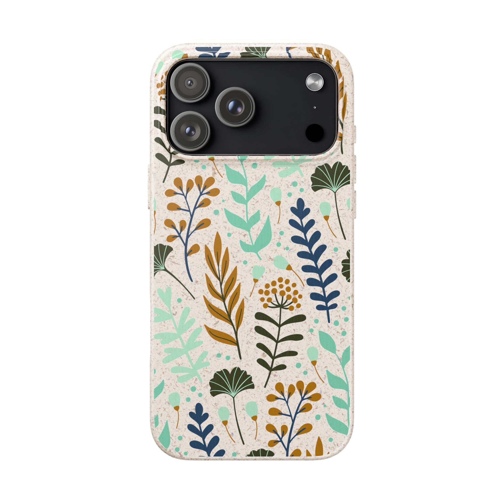 Wild Floral Natural — iPhone Bio-degradable Case — Finnaij