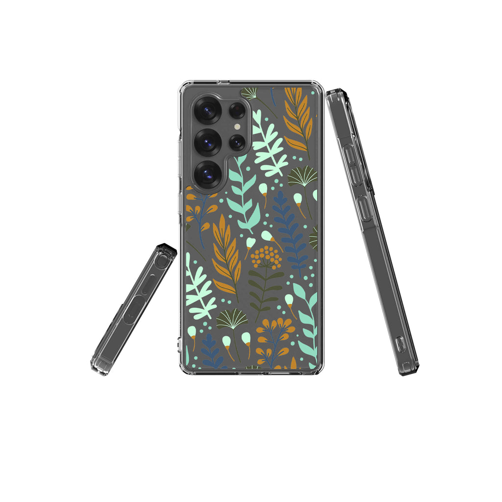 Wild Floral Clear Impact Case for Samsung Galaxy — Finnaij