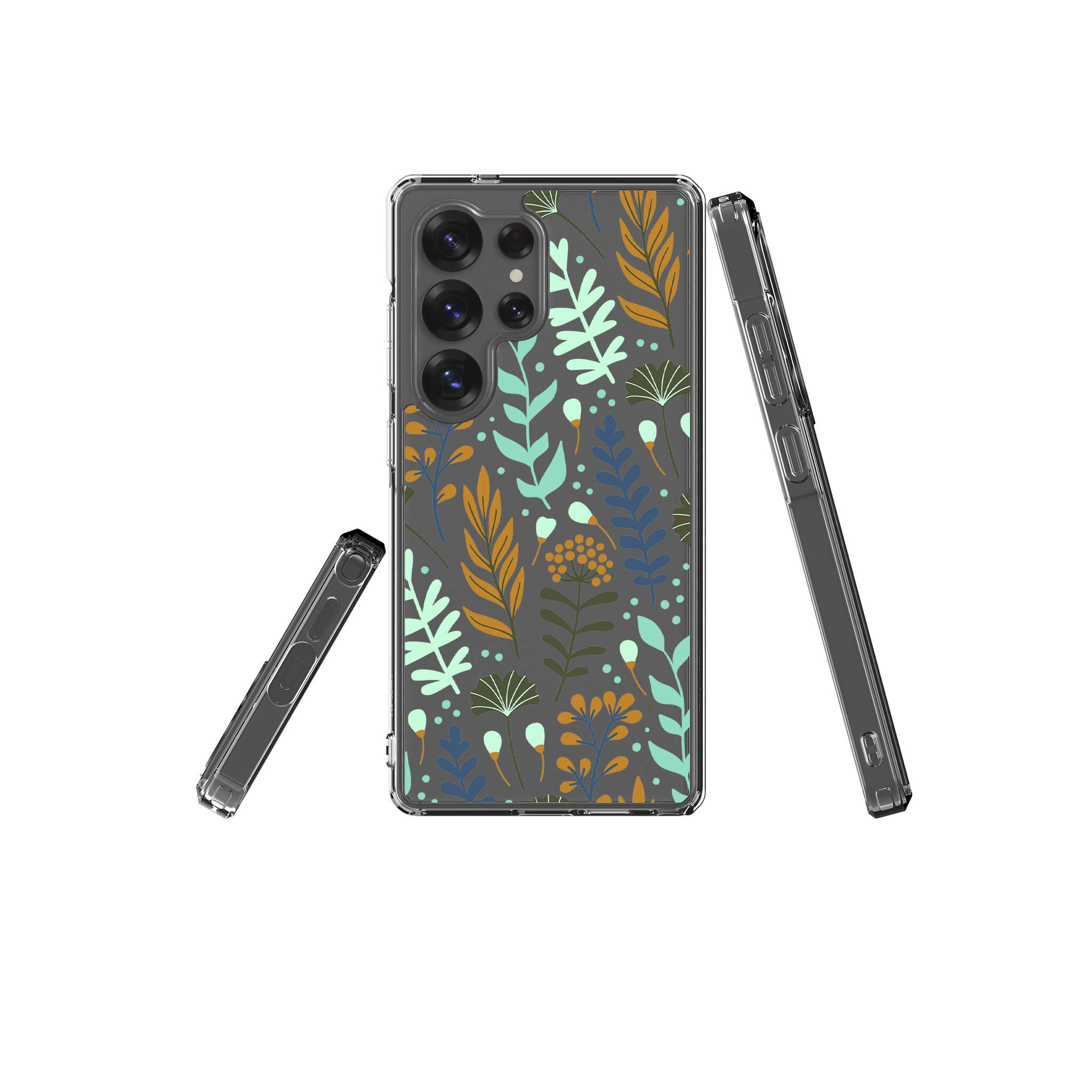 Wild Floral Clear Impact Case for Samsung Galaxy — Finnaij