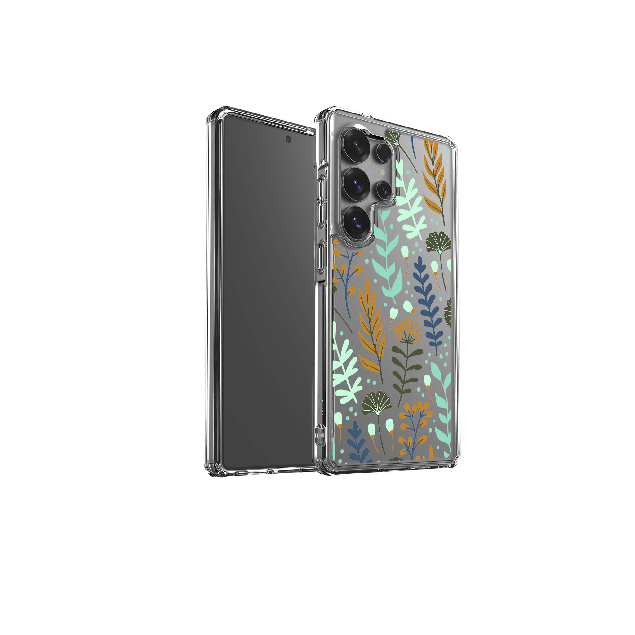 Wild Floral Clear Impact Case for Samsung Galaxy — Finnaij