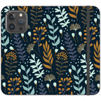 Wild Floral Vegan Leather — Folio Wallet Case for iPhone — Finnaij