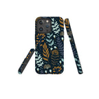 Wild Floral — Magsafe Tough Case for iPhone — Three Quarter — Finnaij