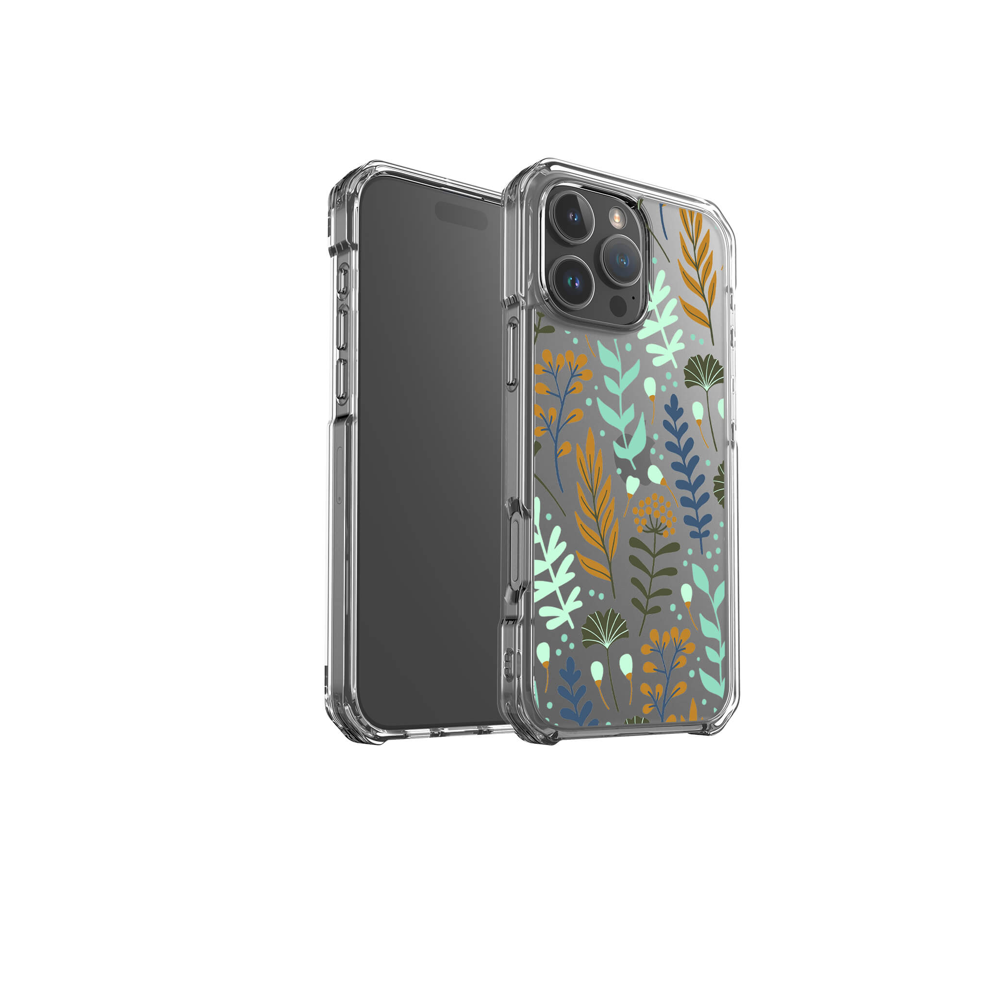 Wild Floral — Clear Impact Case for iPhone — Finnaij