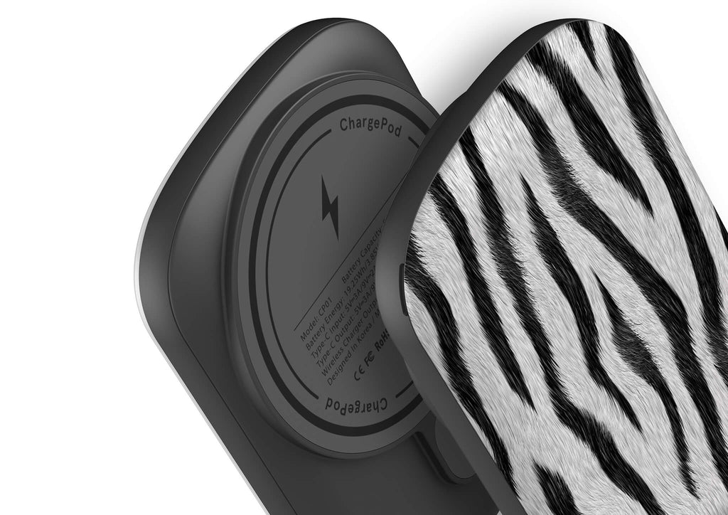 Zebra Groove MagSafe CHARGEPOD — Finnaij