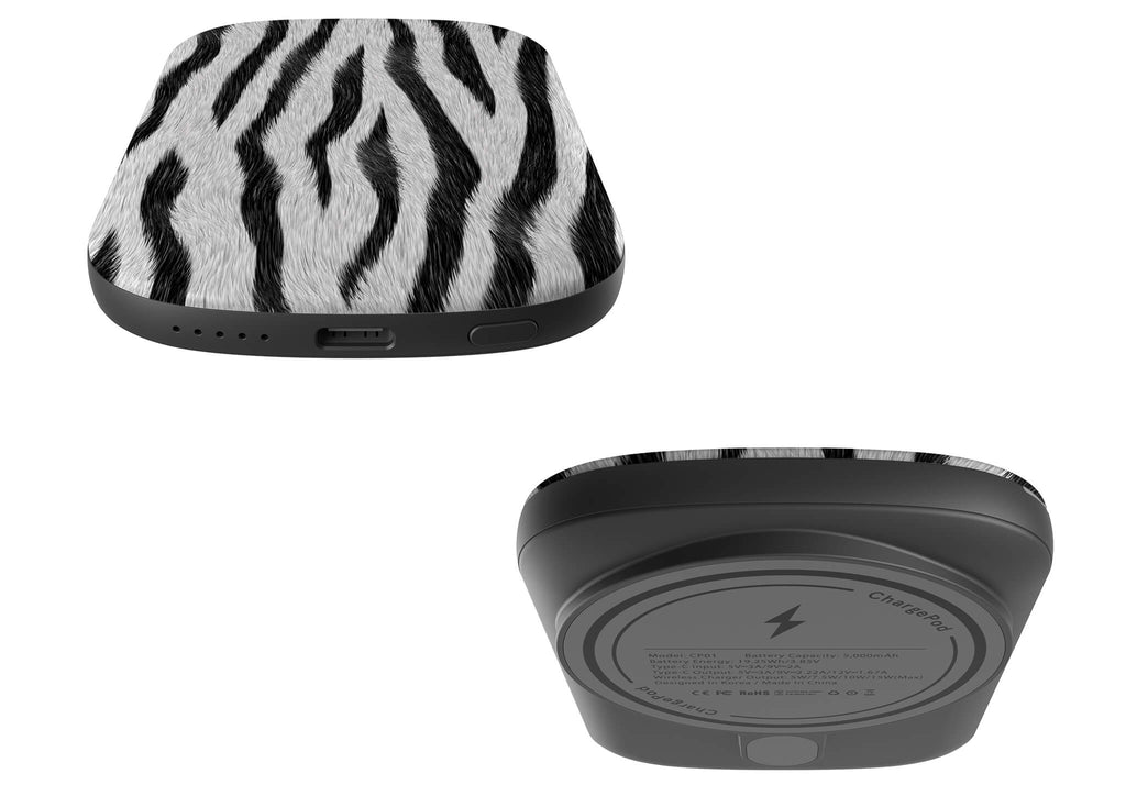 Zebra Groove MagSafe CHARGEPOD — Finnaij