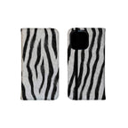 Zebra Groove Vegan Leather Folio Wallet Case — Finnaij