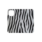 Zebra Groove Vegan Leather Folio Wallet Case — Finnaij