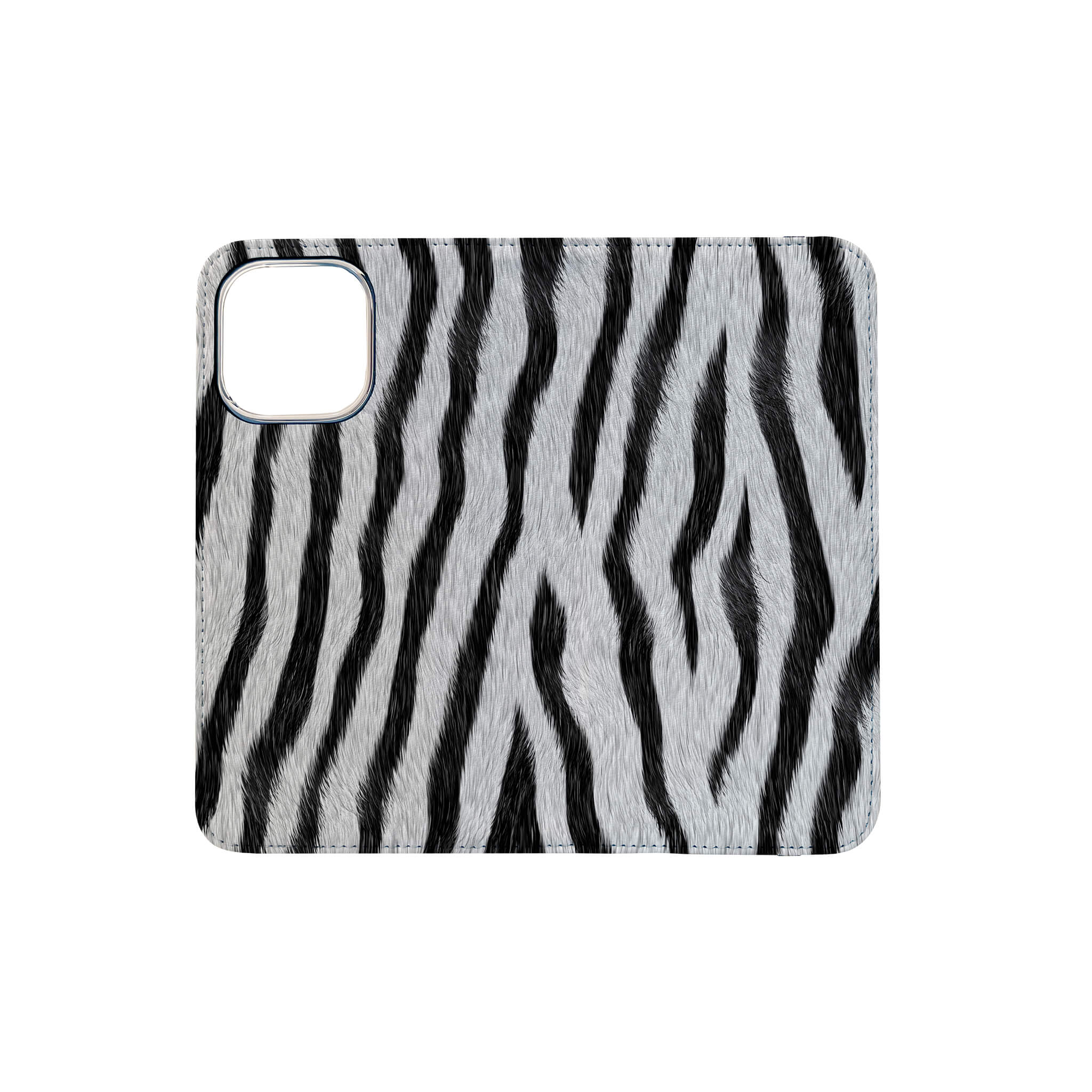 Zebra Groove Vegan Leather Folio Wallet Case — Finnaij