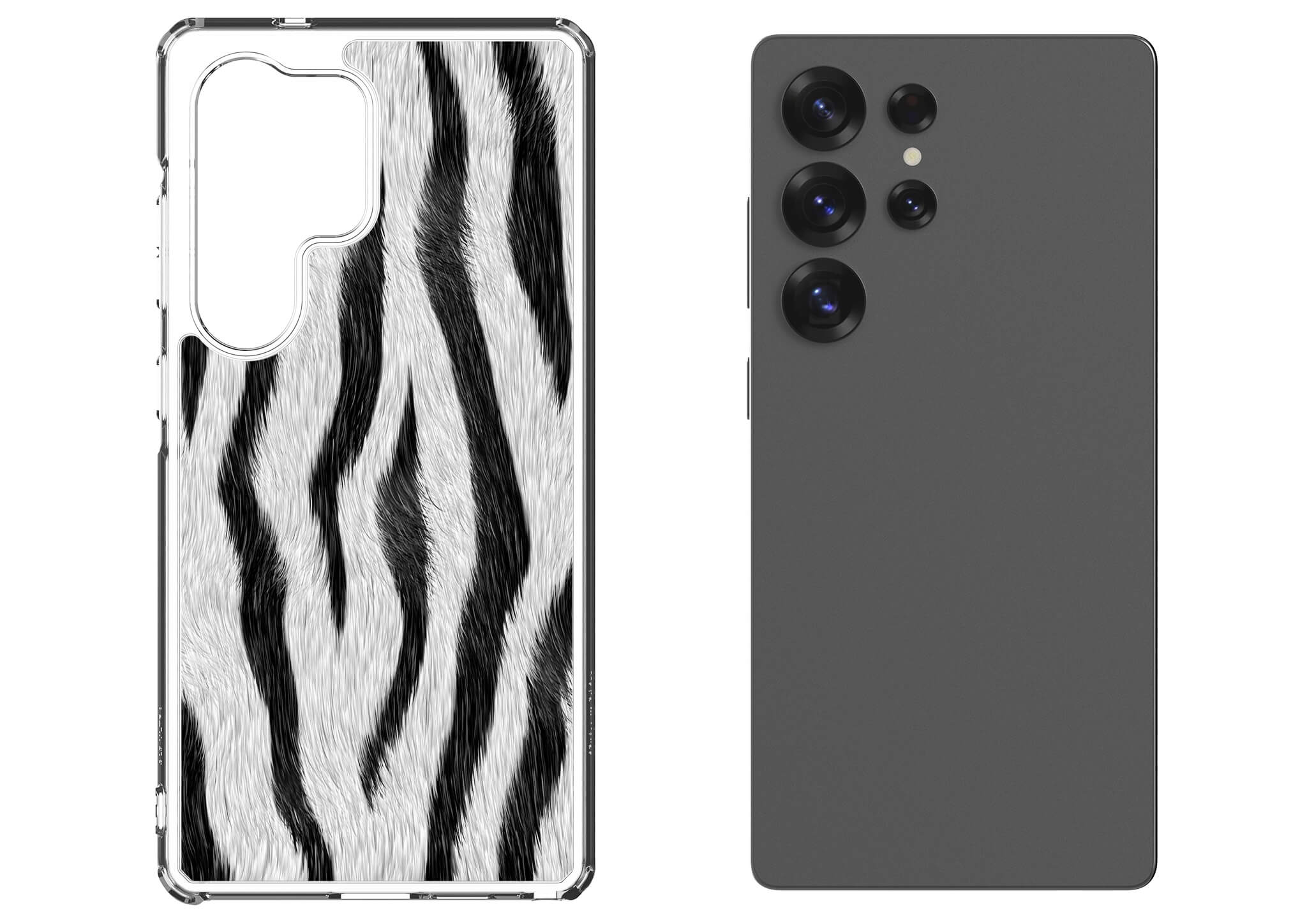 Zebra Groove Clear Impact Case for Samsung Galaxy — Finnaij