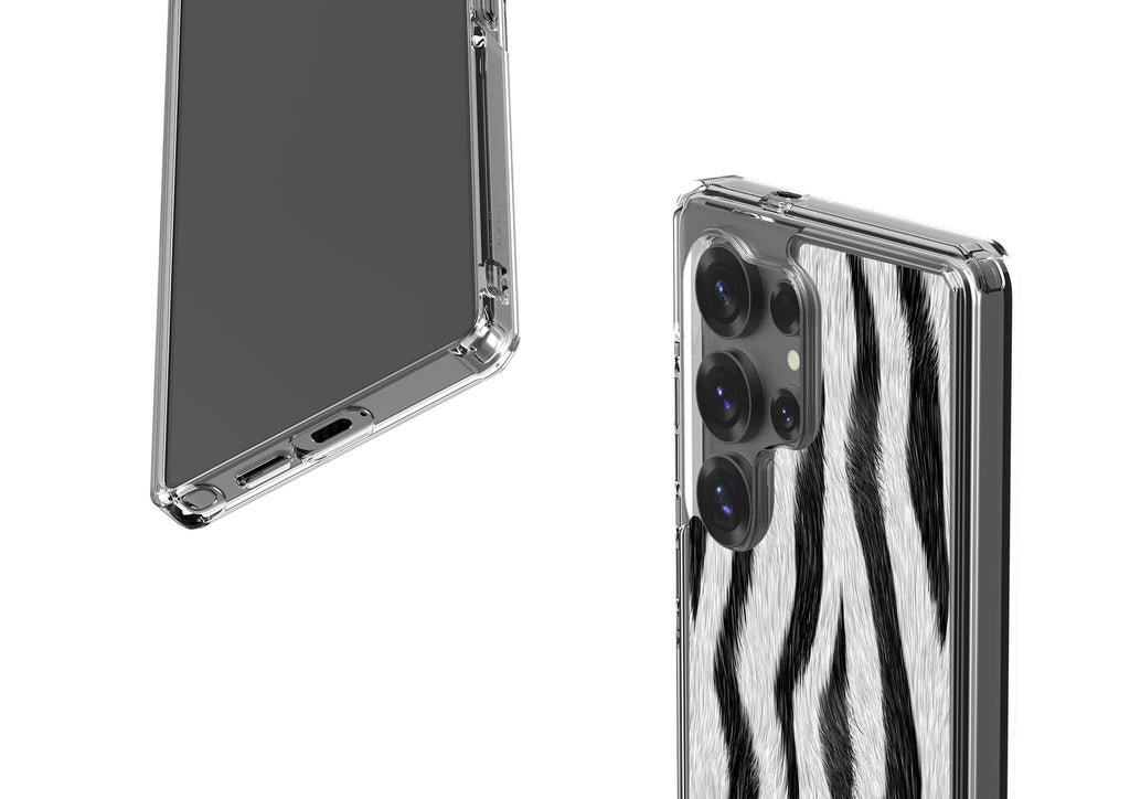 Zebra Groove Clear Impact Case for Samsung Galaxy — Finnaij