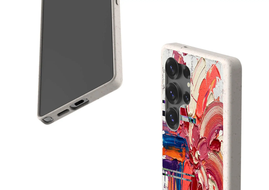 Abstract Florals by Frida Lövström — Samsung Galaxy Bio-degradable Case — Finnaij