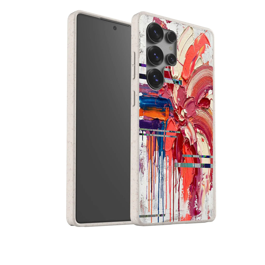 Abstract Florals by Frida Lövström — Samsung Galaxy Bio-degradable Case — Finnaij