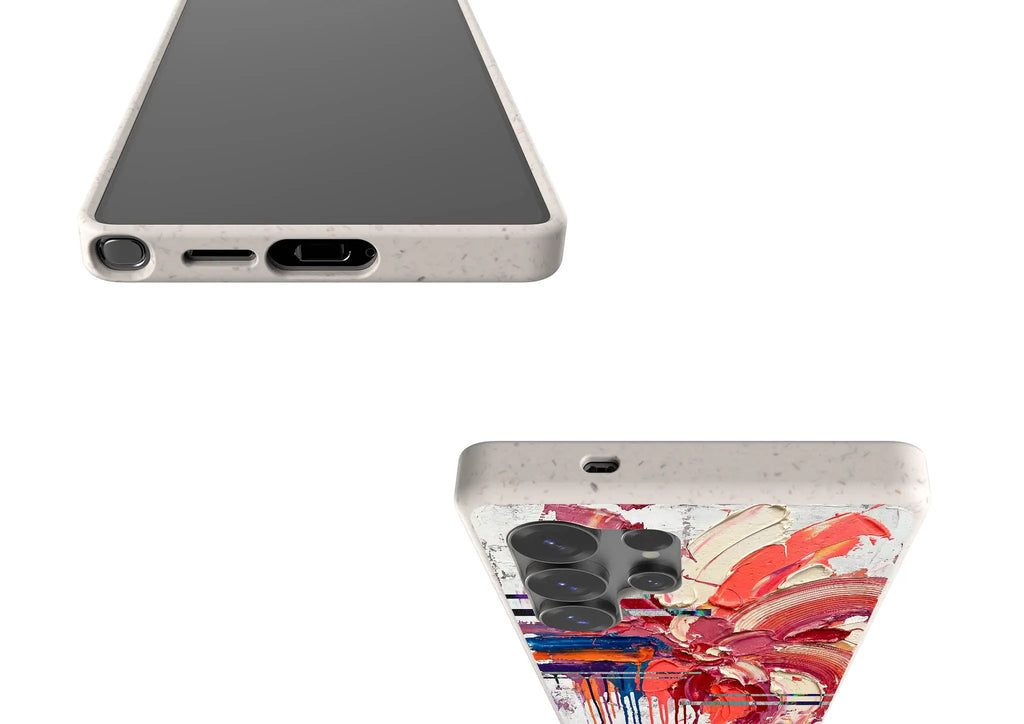 Abstract Florals by Frida Lövström — Samsung Galaxy Bio-degradable Case — Finnaij