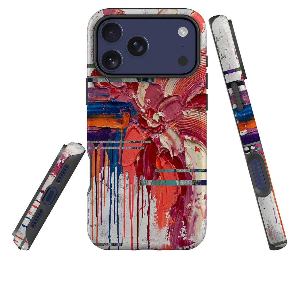 Abstract Florals by Frida Lövström — Magsafe Tough Case for iPhone — Three Quarter — Finnaij