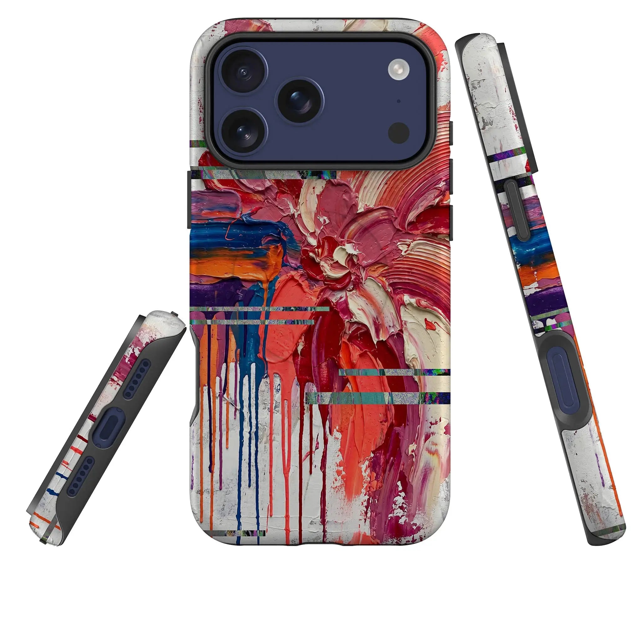 Abstract Florals by Frida Lövström — Magsafe Tough Case for iPhone — Three Quarter — Finnaij
