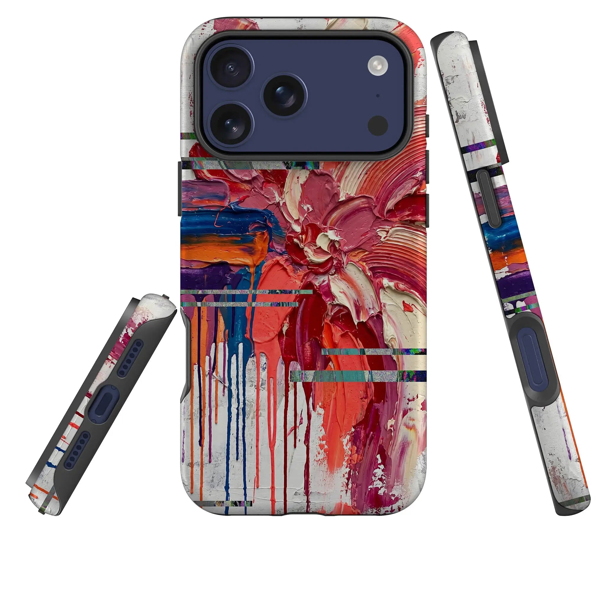 Abstract Florals by Frida Lövström — Tough Case for iPhone — Three Quarter — Finnaij