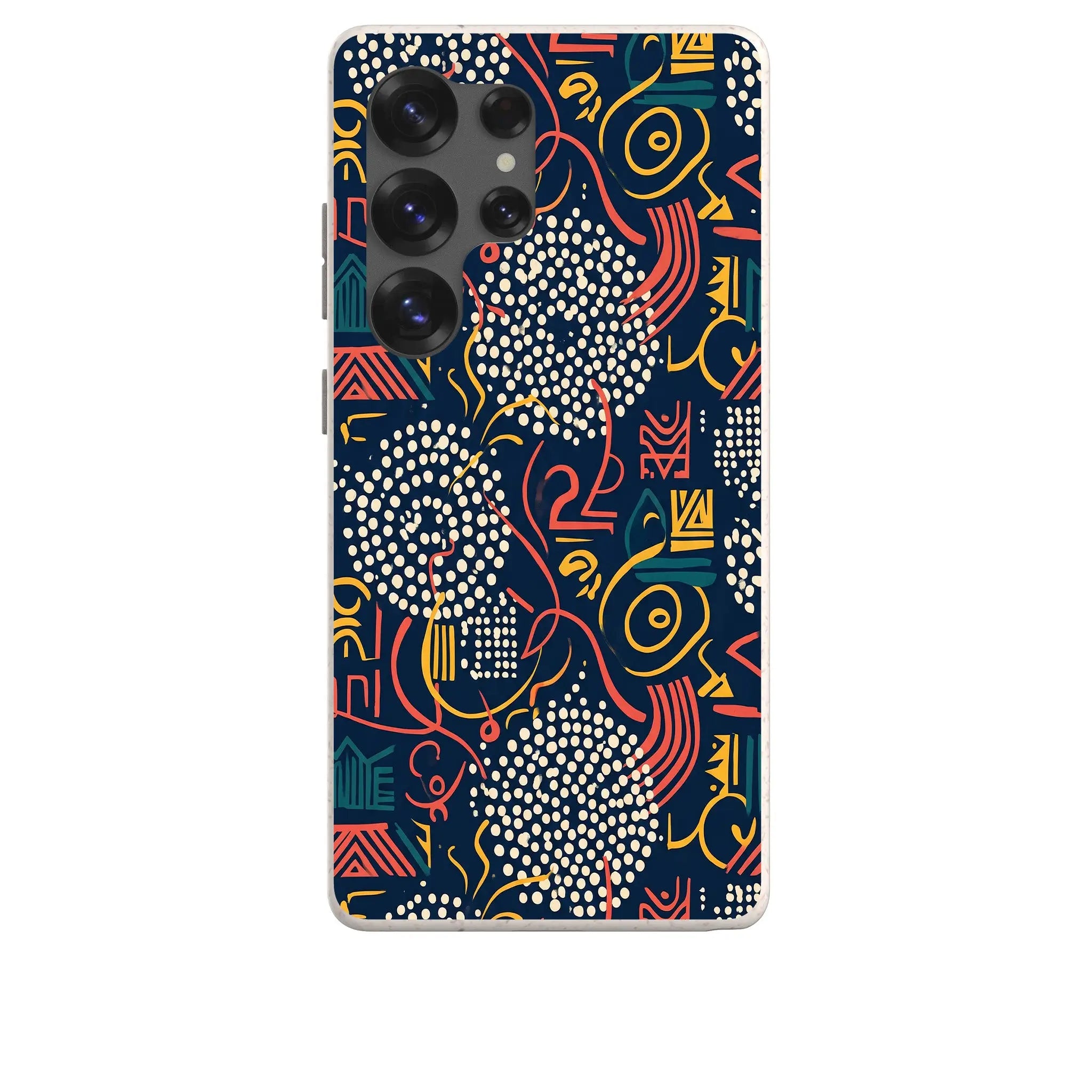 Adire Nightfall by Ada Okoye — Samsung Galaxy Bio-degradable Case — Finnaij