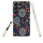 Adire Nightfall by Ada Okoye — Samsung Galaxy Bio-degradable Case — Three Quarter — Finnaij