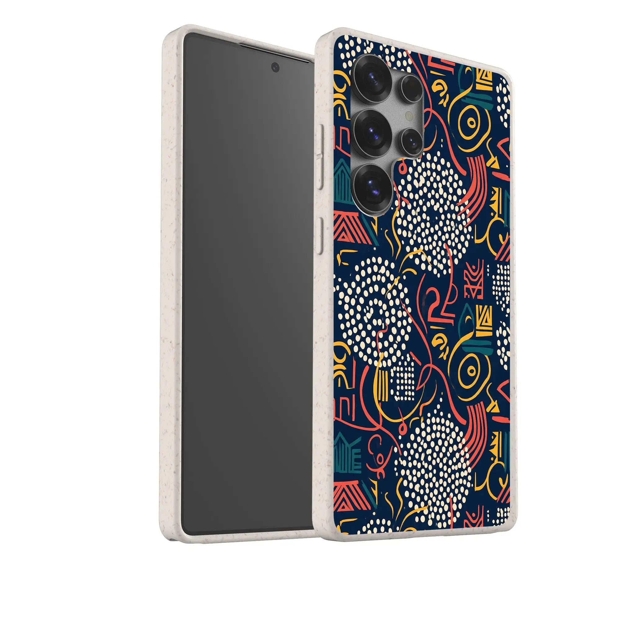 Adire Nightfall by Ada Okoye — Samsung Galaxy Bio-degradable Case — Finnaij