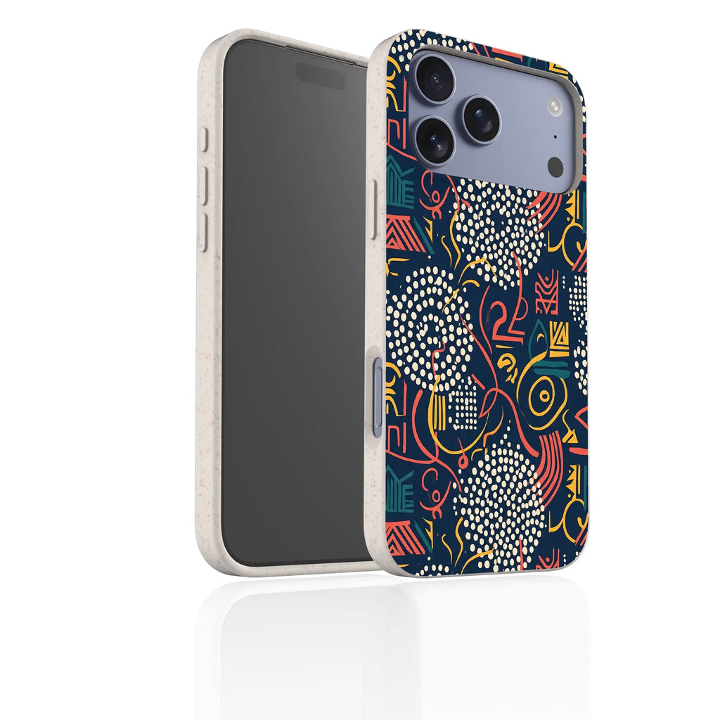 Adire Nightfall by Ada Okoye — iPhone Bio-degradable Case — Finnaij