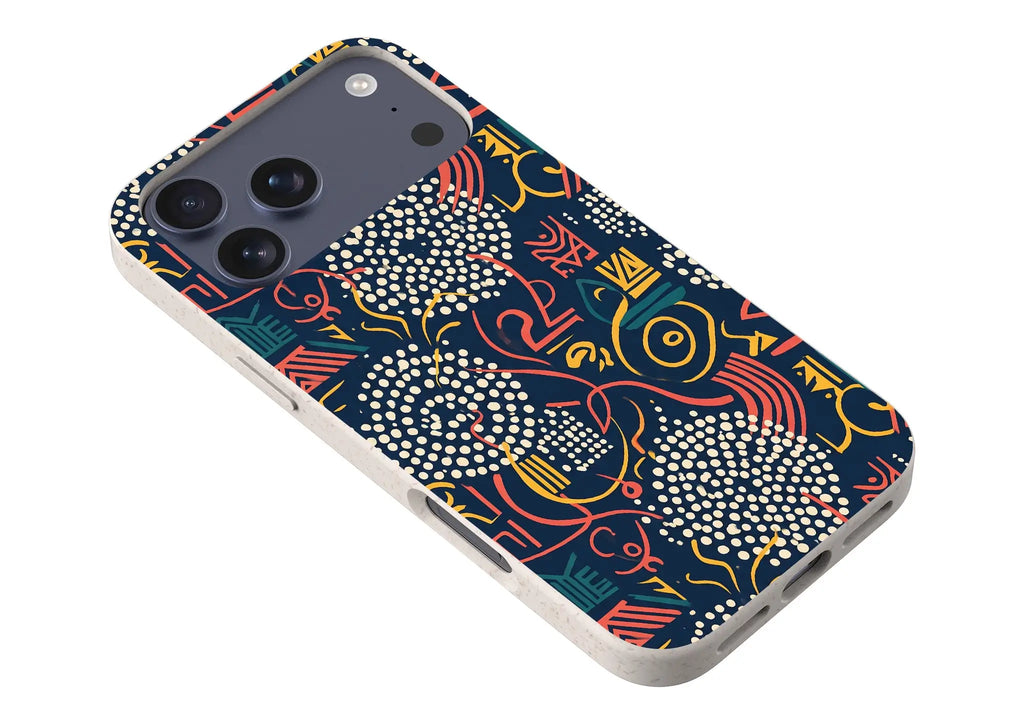 Adire Nightfall by Ada Okoye — iPhone Bio-degradable Case — Finnaij