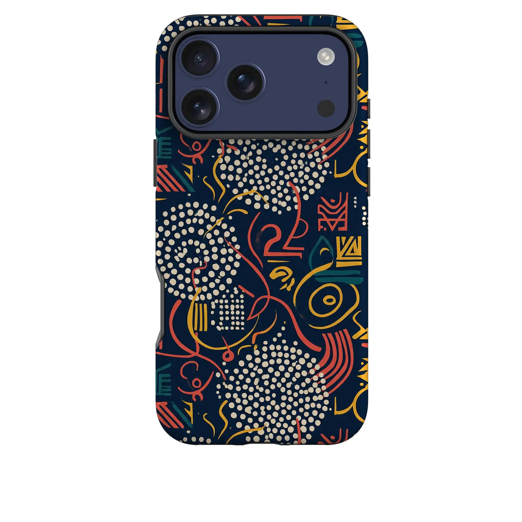Adire Nightfall by Ada Okoye — Tough Case for iPhone — Finnaij