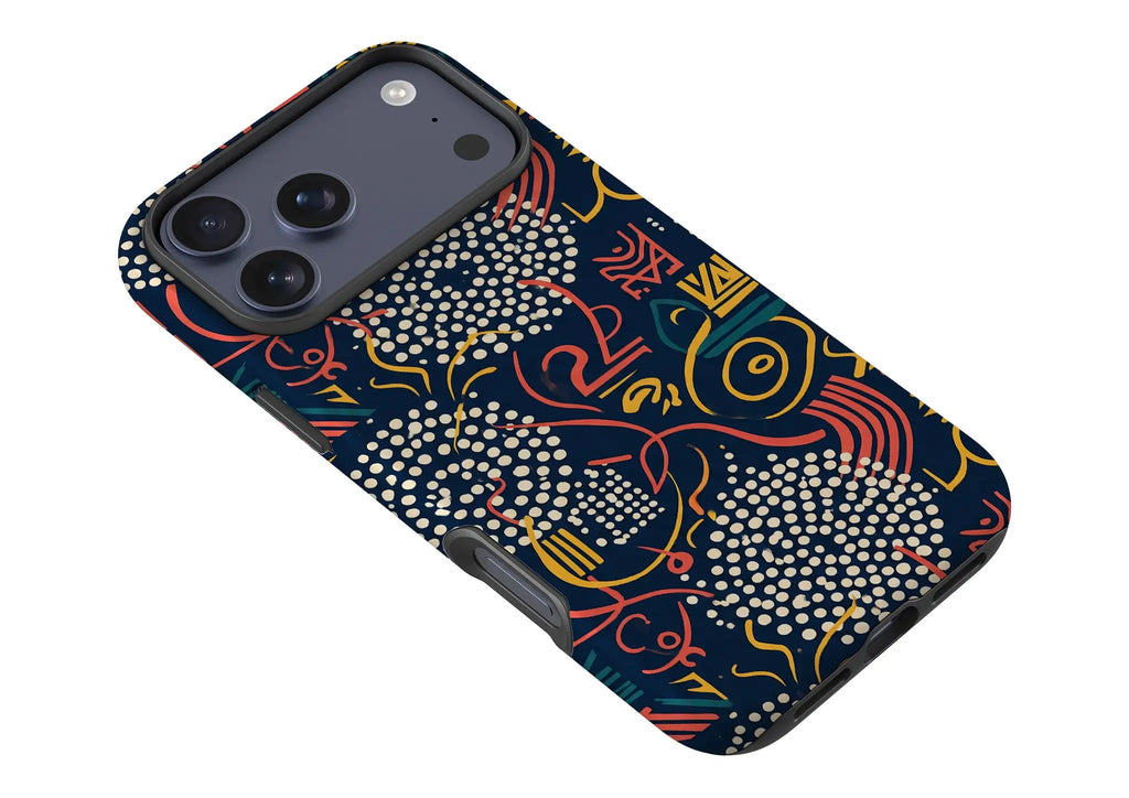 Adire Nightfall by Ada Okoye — Tough Case for iPhone — Finnaij