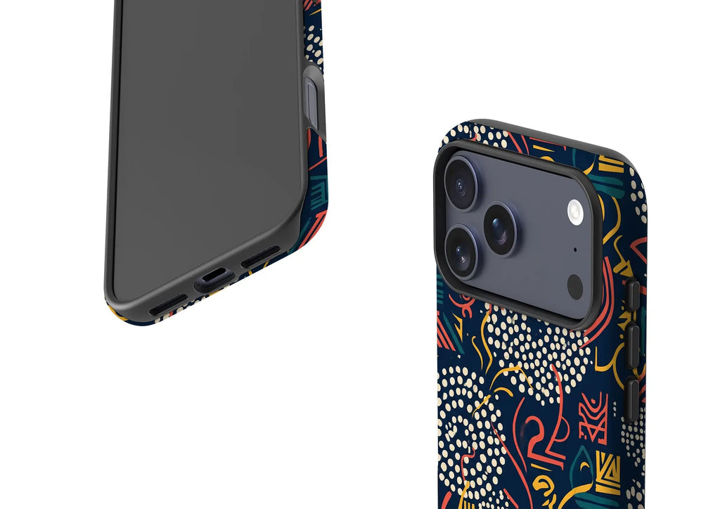 Adire Nightfall by Ada Okoye — Magsafe Tough Case for iPhone — Finnaij