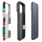 Ankara Blocks on Sand by Ada Okoye — Tough Case for iPhone — Finnaij