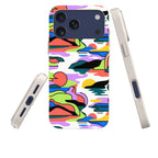 Archipelago Color Motion by Salla Niemi — iPhone Bio-degradable Case — Three Quarter — Finnaij