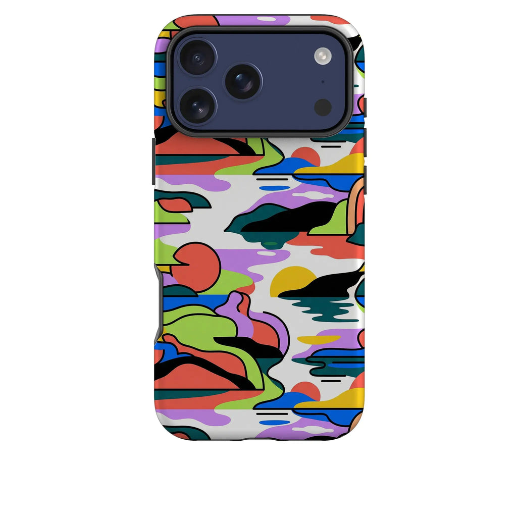 Archipelago Color Motion by Salla Niemi — Tough Case for iPhone — Finnaij