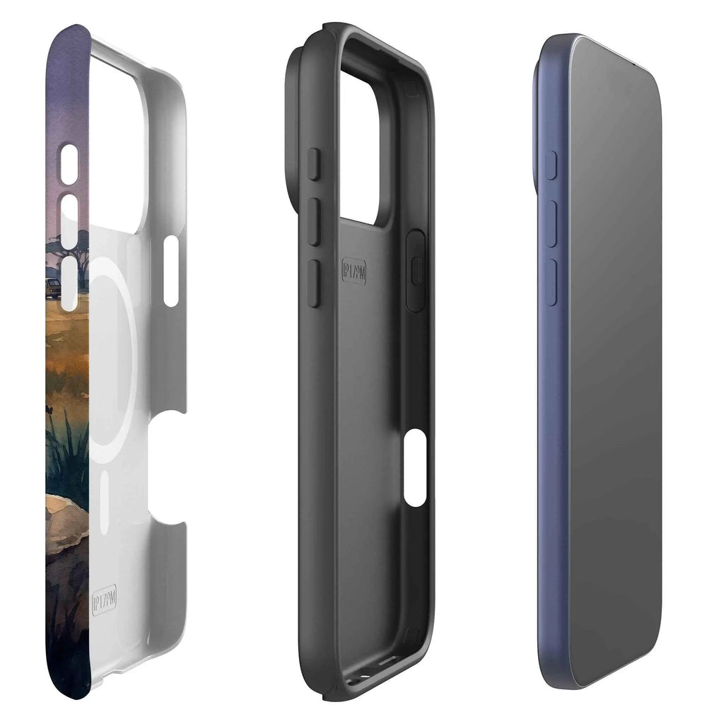 Aso-Oke Accent in the Landscape by Tobi Akinyemi — MagSafe Tough Case for iPhone — Finnaij