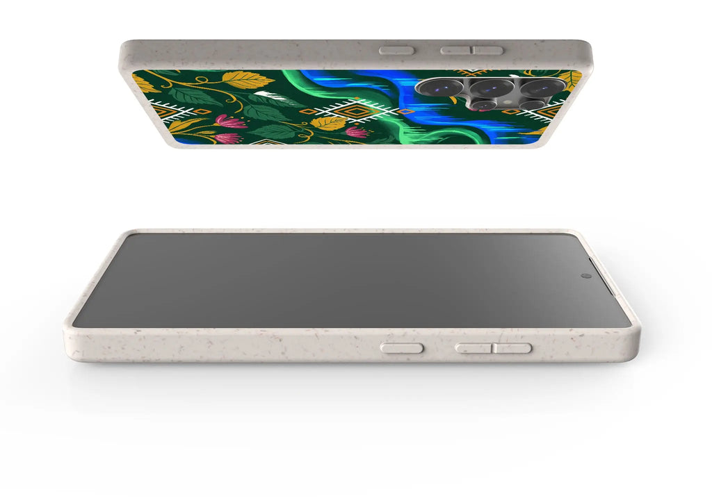 Aurora Birch Bloom by Aino Kallio — Samsung Galaxy Bio-degradable Case — Finnaij